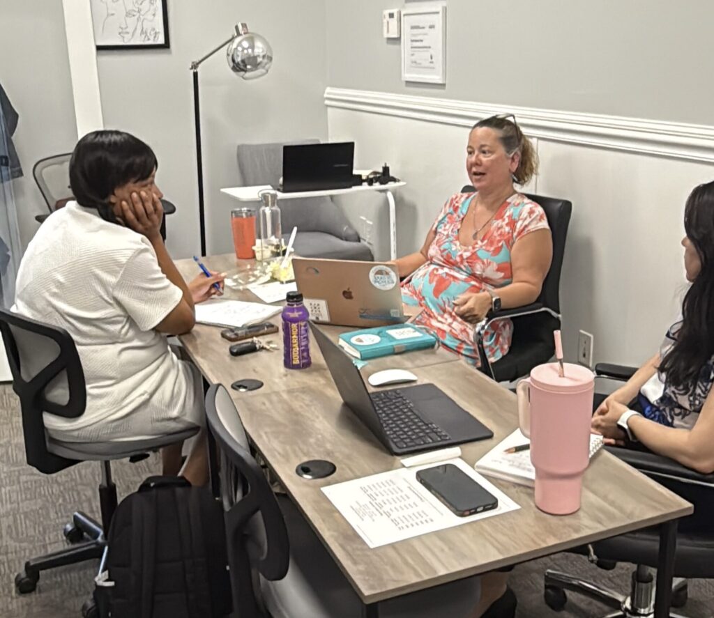 Coaching 1on1 Bridget B Espinosa at the Puente Cultural Integration office